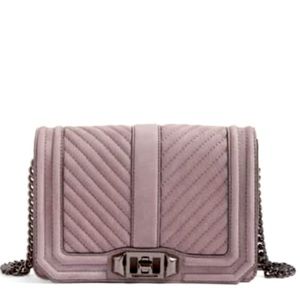 Rebecca Minkoff Small Love Nubuck Crossbody Bag